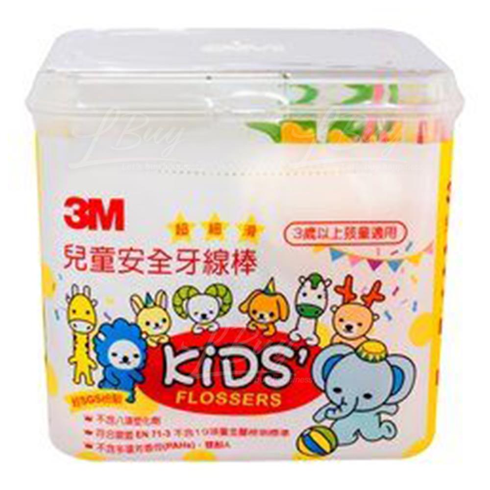 3M™ 兒童安全牙線棒, 盒裝 DFK2, 66支入