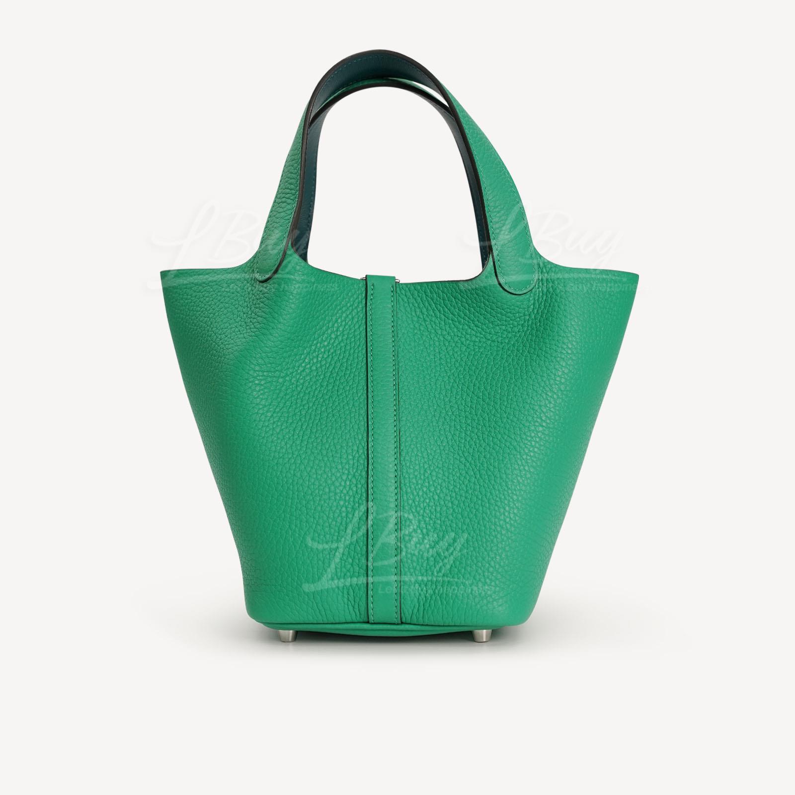 Hermes Picotin Lock 18 Bag 手挽袋 Menthe 新薄荷綠拼Vert Bosphore