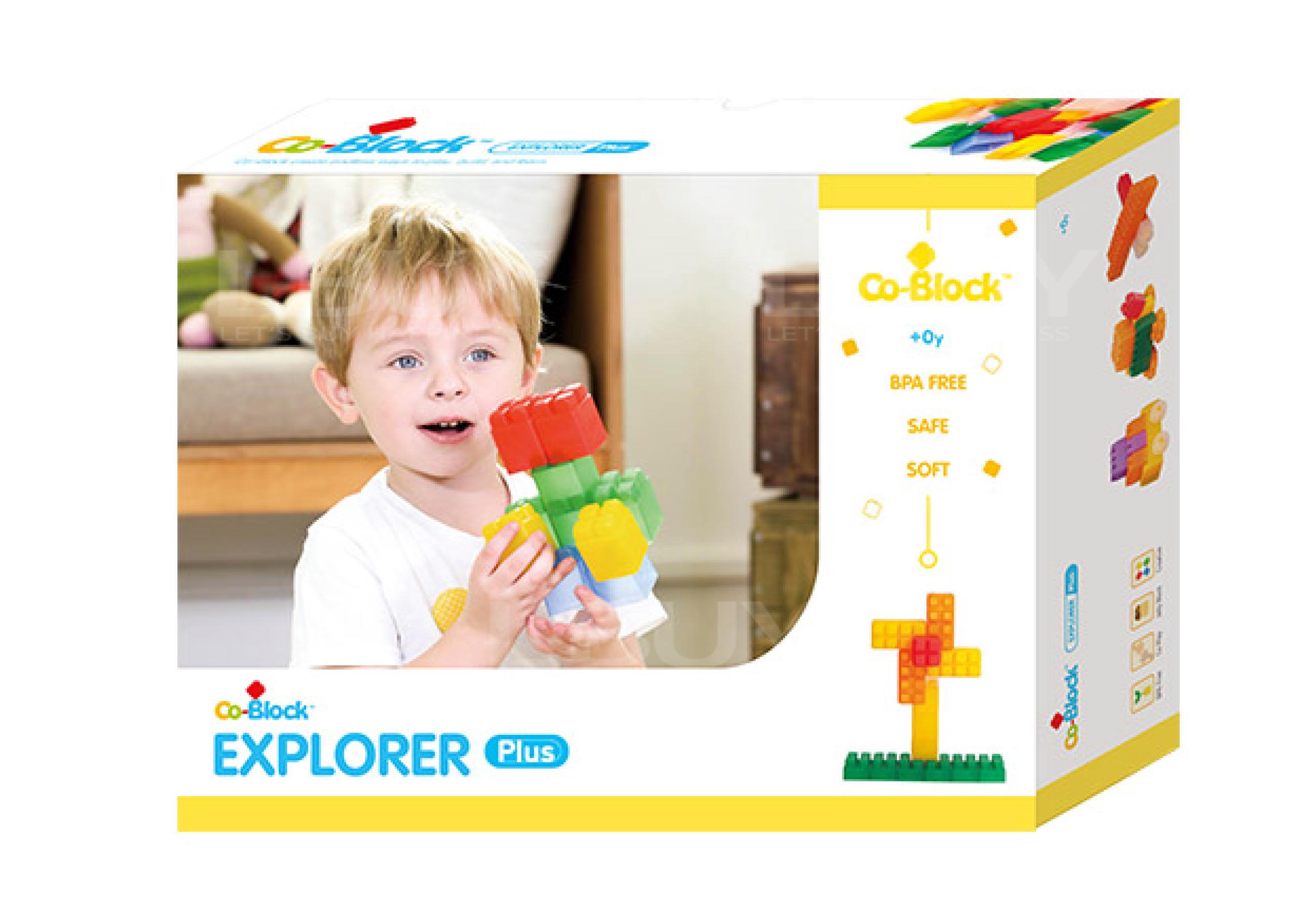 Co-Block韓國製軟膠積木Explorer+ (45P)