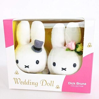Miffy 一雙一對結婚公仔