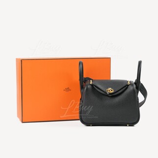 Hermes Lindy Mini Bag Black ghw