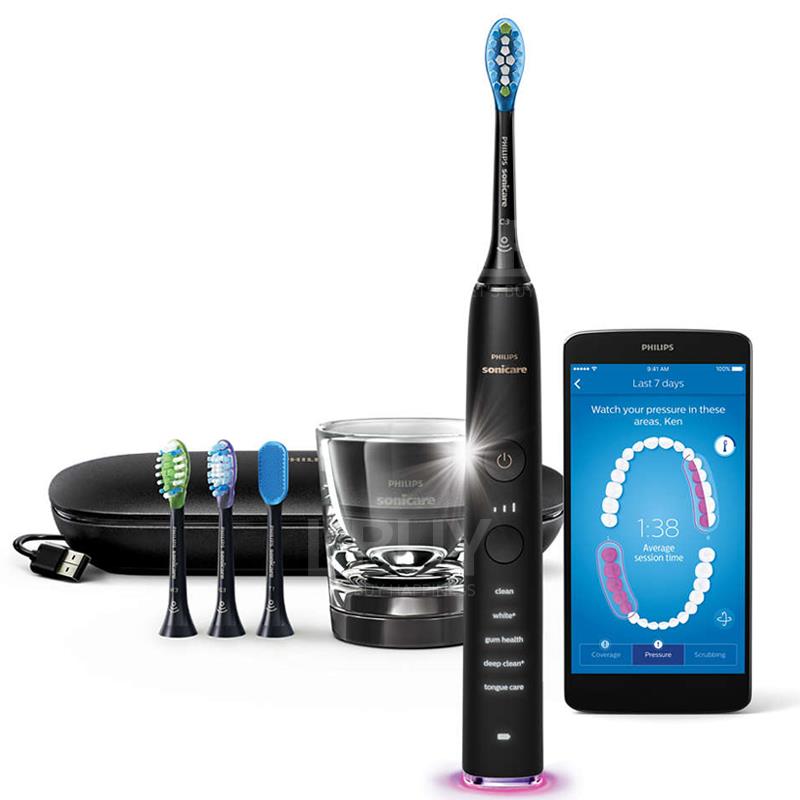 Sonicare DiamondClean Smart 9700 Series Sonic electric toothbrush with app - Black