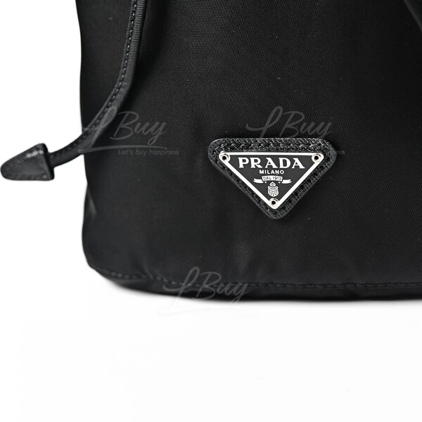 Prada-Prada Saffiano Triangle Logo Handbag 1NA369