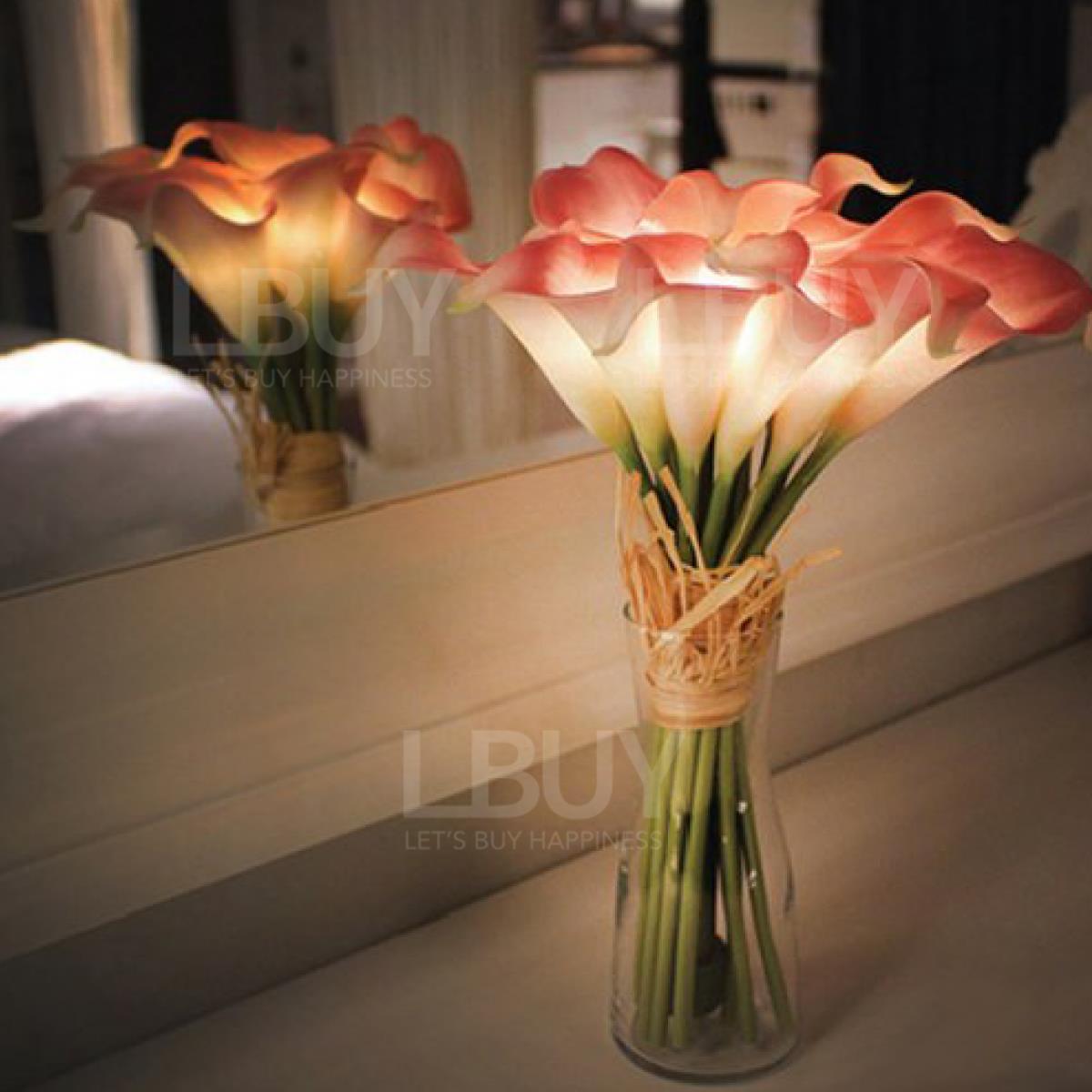 Calla Bouquet LED Lights - Pink