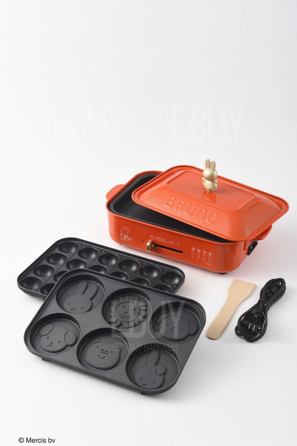 キッチン家電 miffy COMPACT HOT PLATE BRUNO BRUNO Compact Hot Plate Miffy BOE087-BRR Japan Limited AC 100V