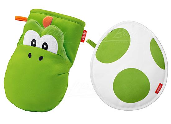 Super Mario Home& Party Oven Mitt & Pot Holder (Yoshi)