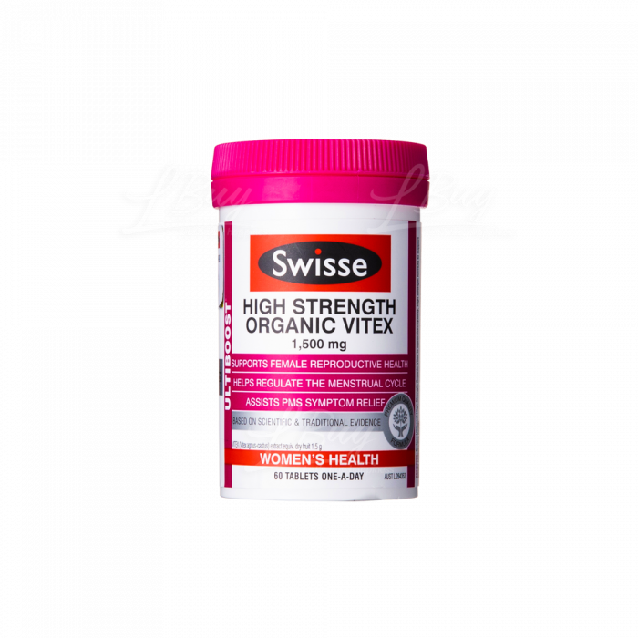 SWISSE HIGH STRENGTH ORGANIC VITEX 1500MG 60PCS