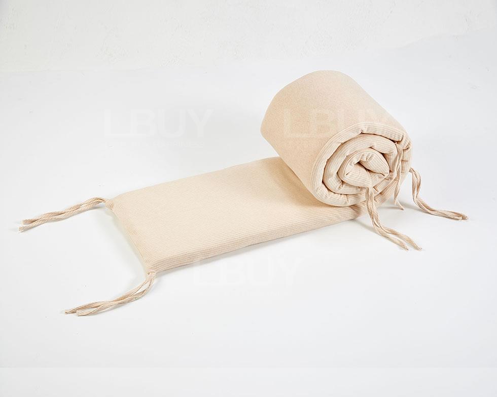 Baby Knitted Crib Bumper - Natural Touch