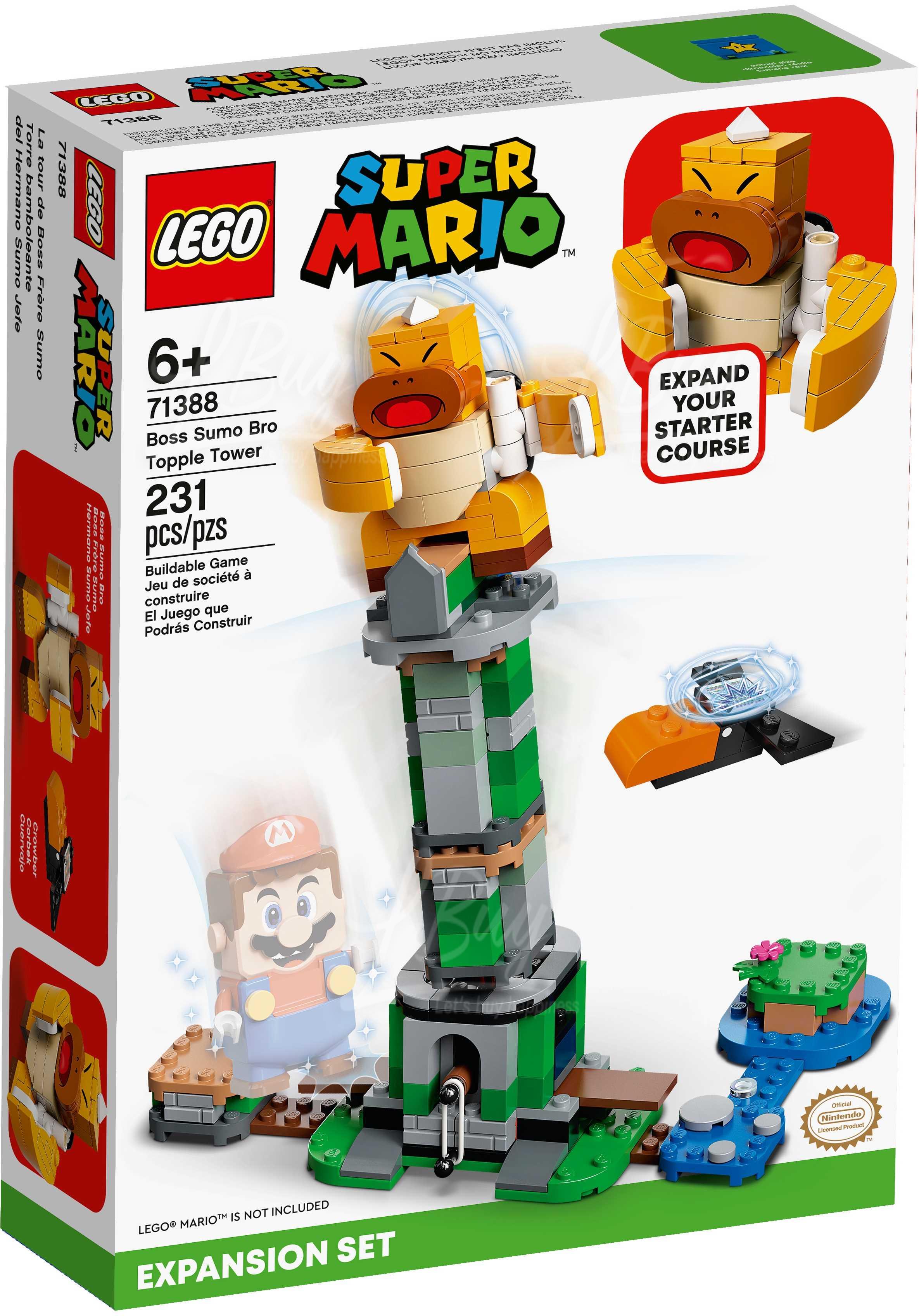 LEGO 71388 Super Mario™ Boss Sumo Bro Topple Tower Expansion Set 6+