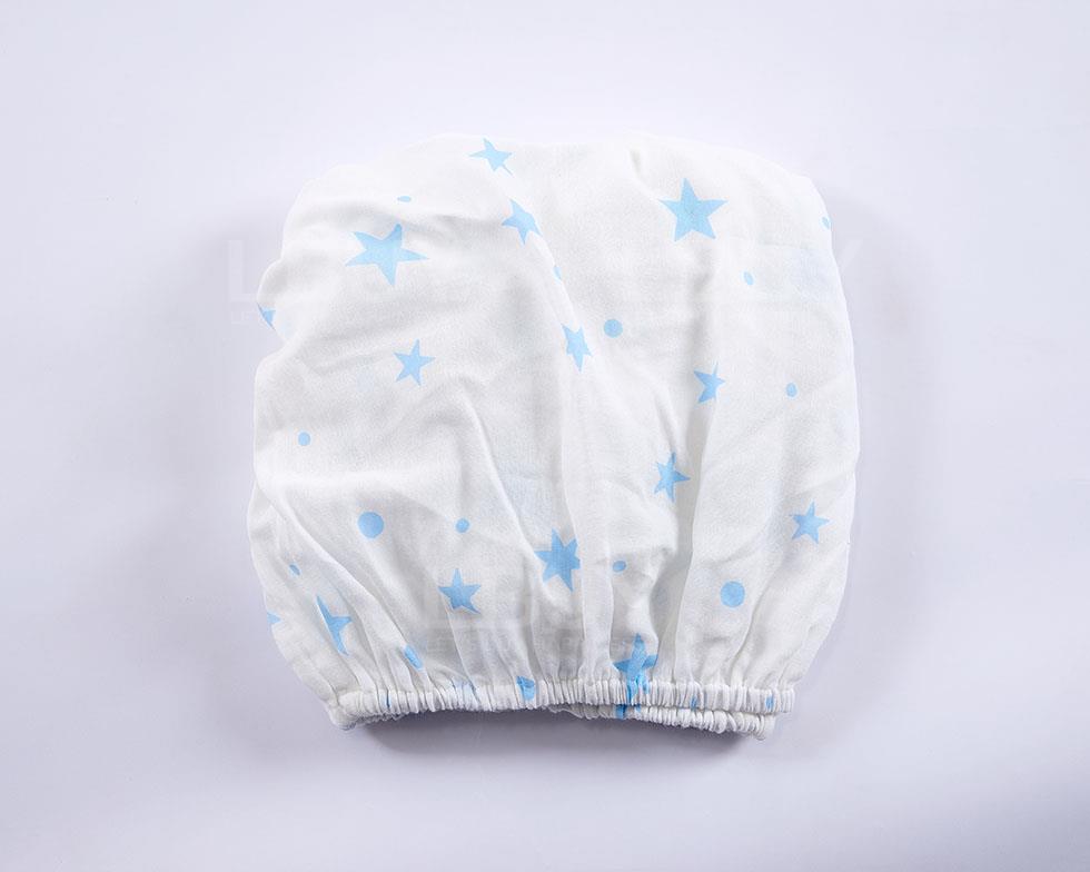 Baby Muslin Fitted Sheet - Birdie Morning