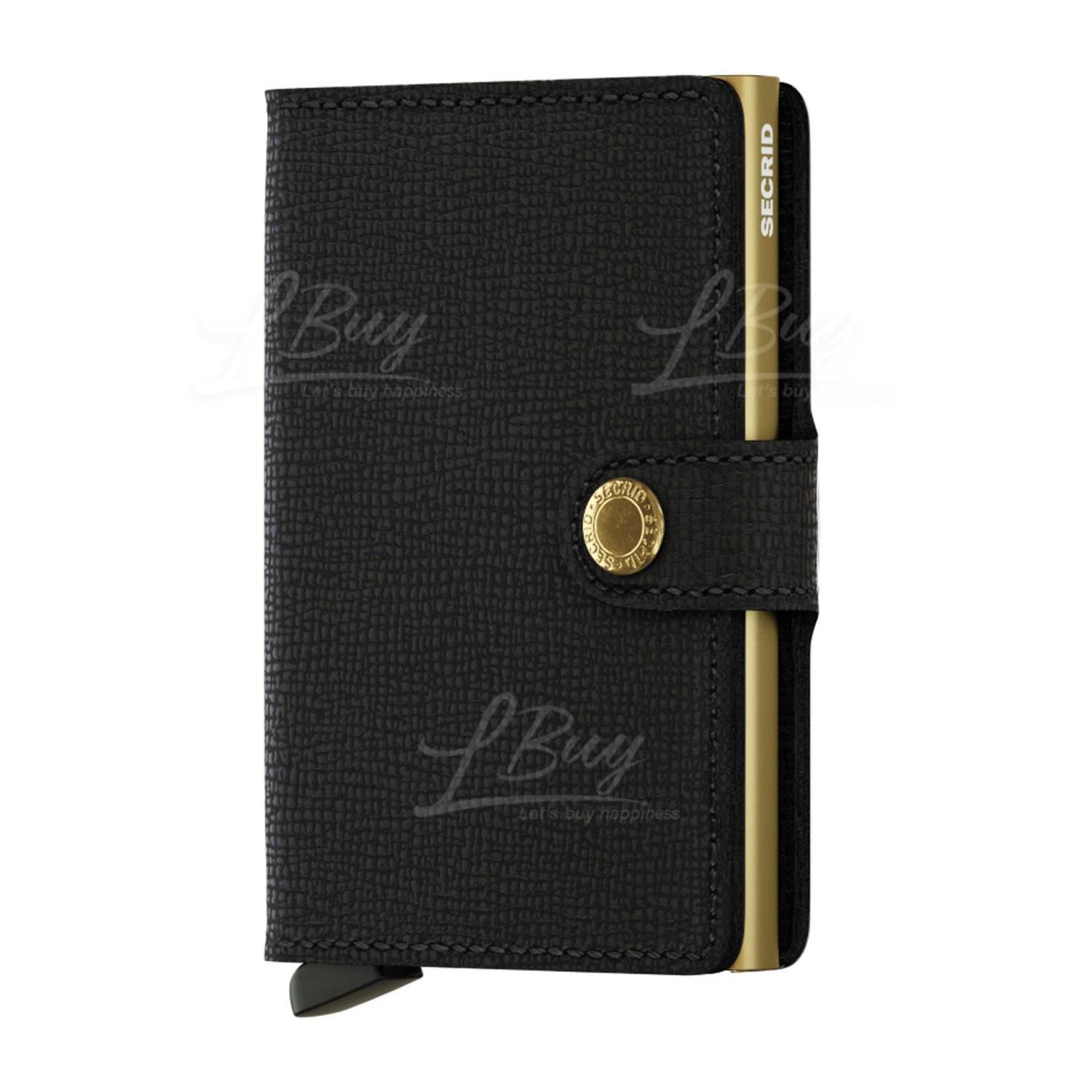 SECRID Miniwallet Crisple Black Gold