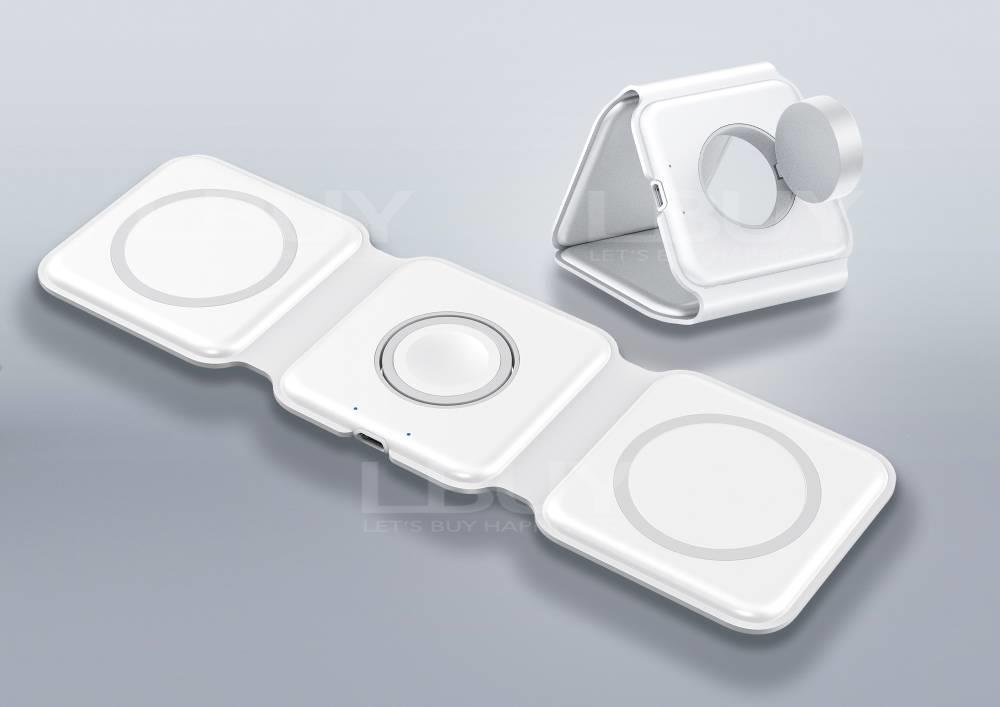 MagStack 3 in 1 Foldable Wireless Charger