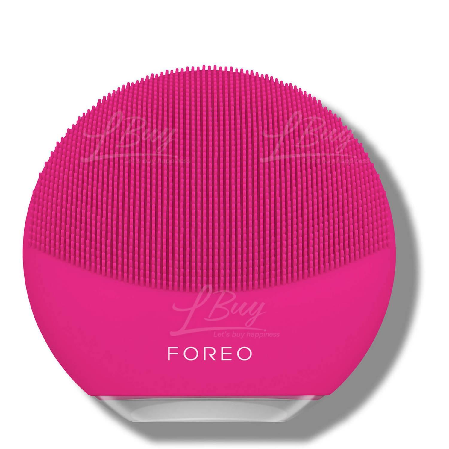 FOREO LUNA MINI 3 面部按摩仪与洁面仪二合一 (紫红)