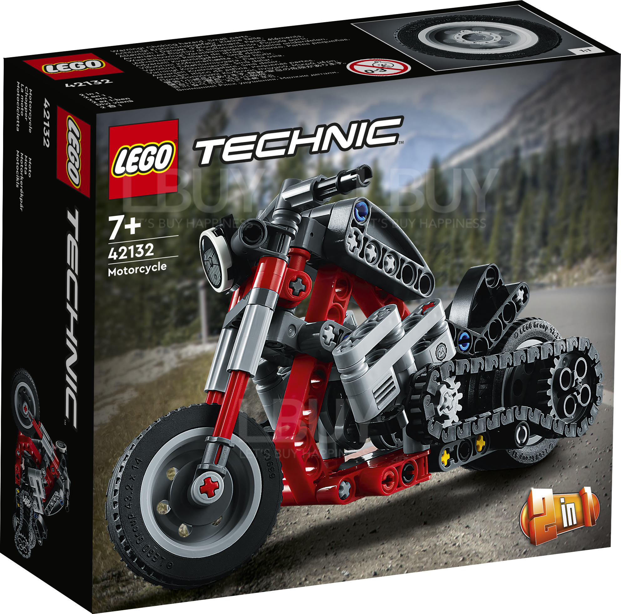 LEGO 42132 Technic Motorcycle 7+
