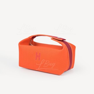 Hermes Bride-a-Brac Case Orange Feu Small Model