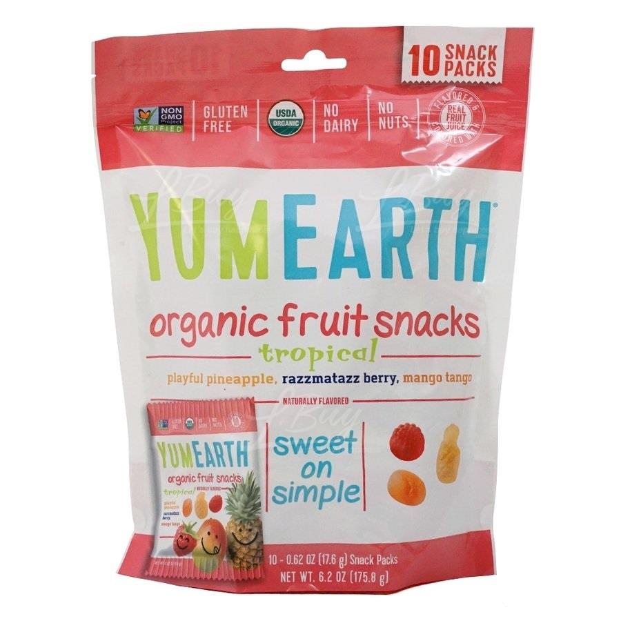 有机热带什果素食软糖(10小包装)