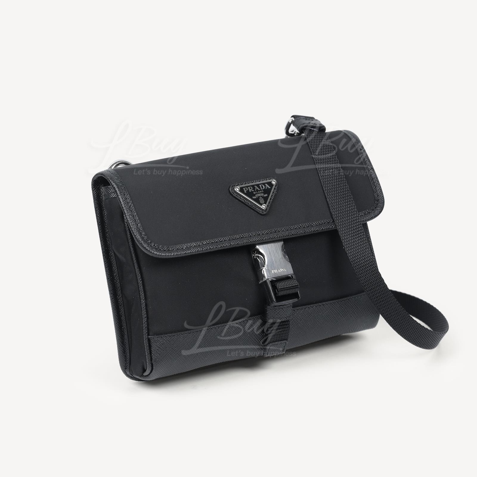 Prada-Prada Re-Nylon and Saffiano Leather Smartphone Case