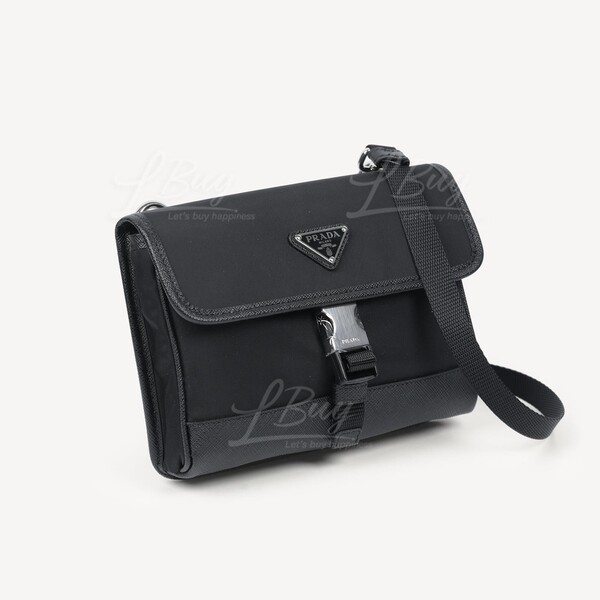 Prada-Prada Re-Nylon and Saffiano Leather Smartphone Case