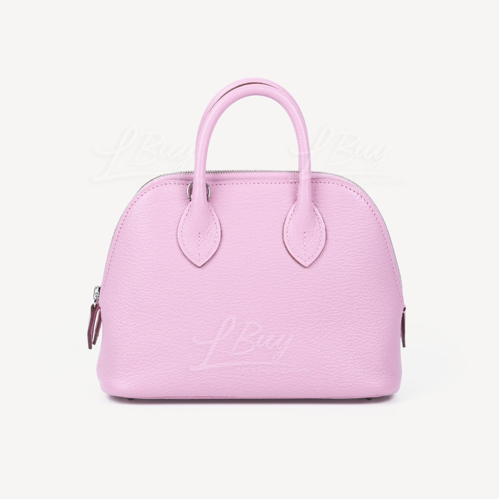 Hermes Bolide 1923 Mini Bag X9 Mauve Sylvestre phw