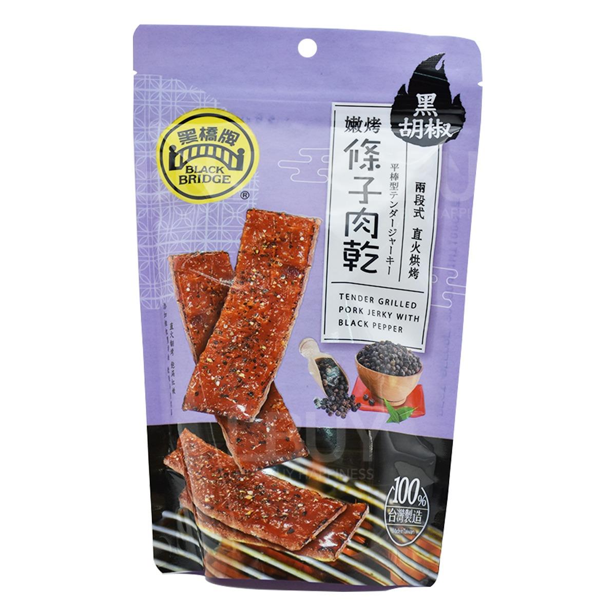 黑橋牌黑胡椒條子肉乾100g