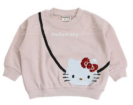 Hello Kitty珠片长袖卫衣(尺码：90-120) A款