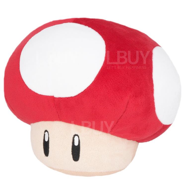 Super Mario系列超級磨菇毛公仔 15.5cm