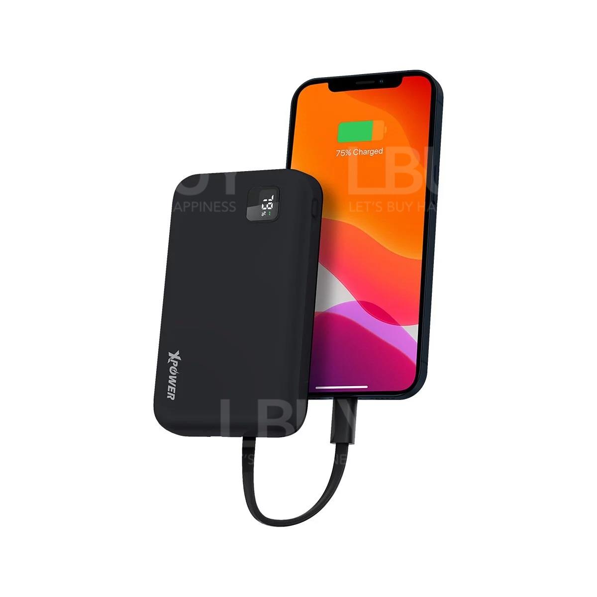 XPower PDL10 10,000mAh  2合1 PD 3.0快速充电器 黑色