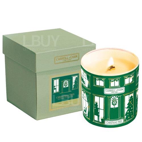 Christmas Tree beeswax jar candle