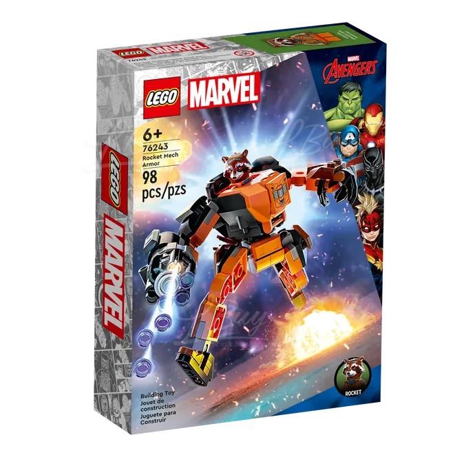 LEGO 76243 Marvel  Rocket Mech Armor 6+