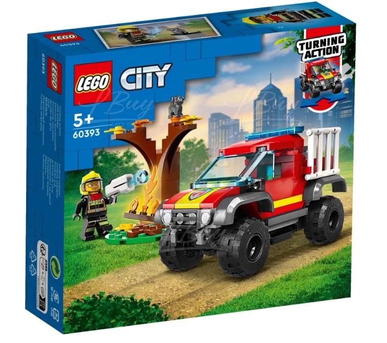 LEGO 60393 4x4 消防车救援 5+