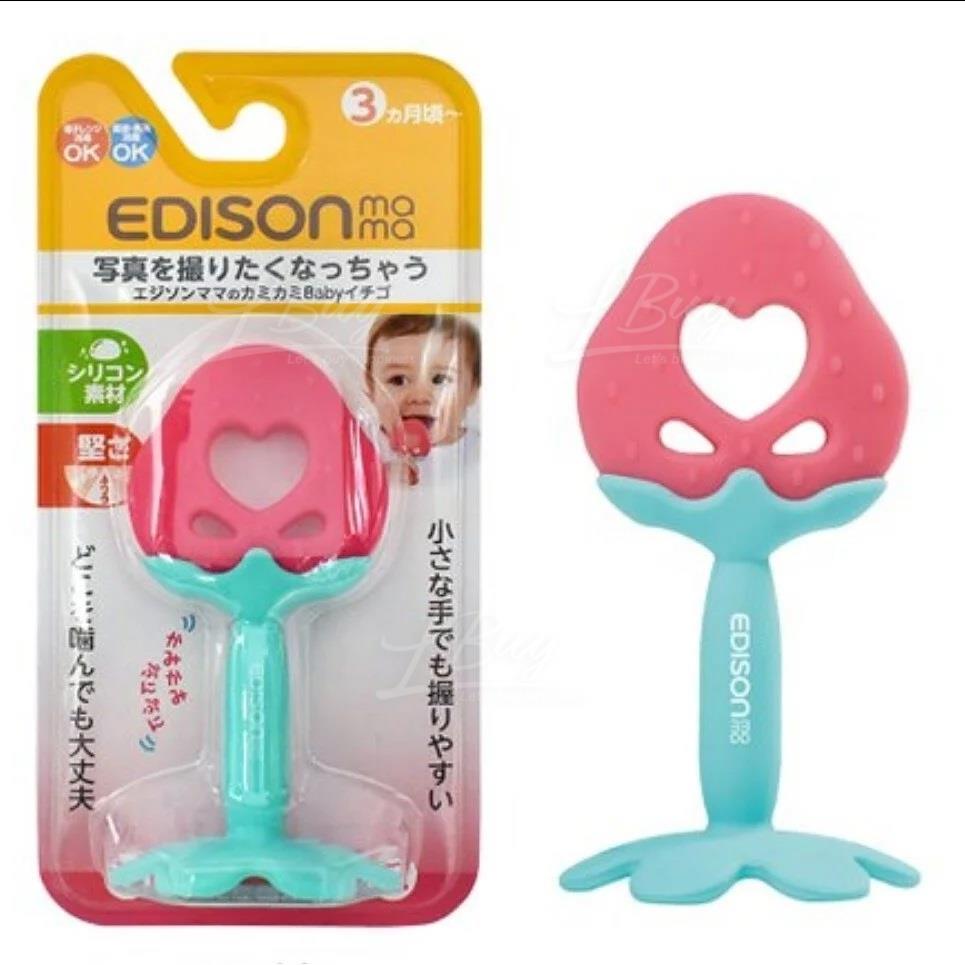 EDISON MAMA 水果形牙膠(草莓)(3M+)