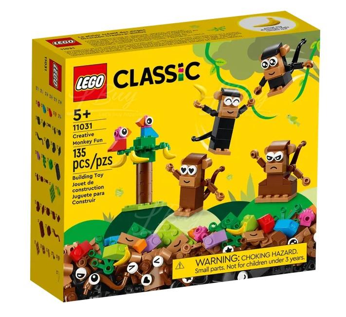 LEGO 11031 Classic Creative Monkey Fun 創意猴子趣味套裝 5+