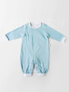 Snap-Up Bodysuit+Pants Set-Starry Sky (SpringFall)婴儿夹衣连裤-闪烁蓝天 (春秋) 尺寸:80