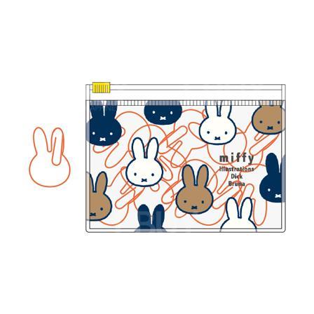 Miffy萬字夾連zip袋
