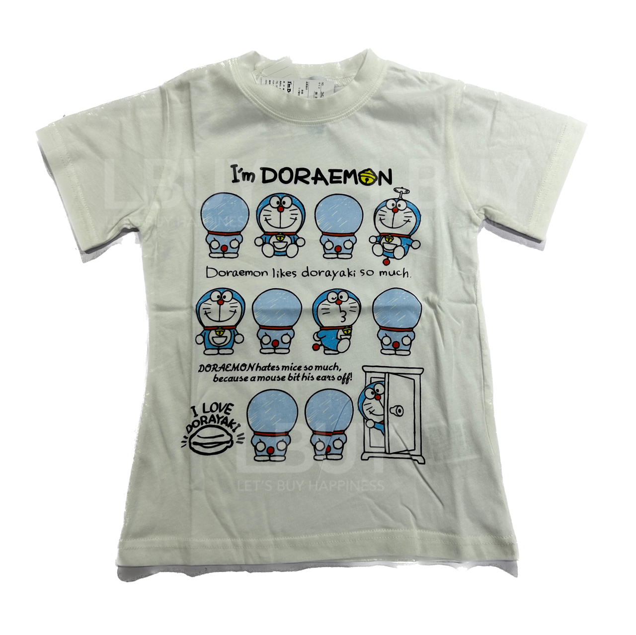 多啦A夢短袖T恤白色
