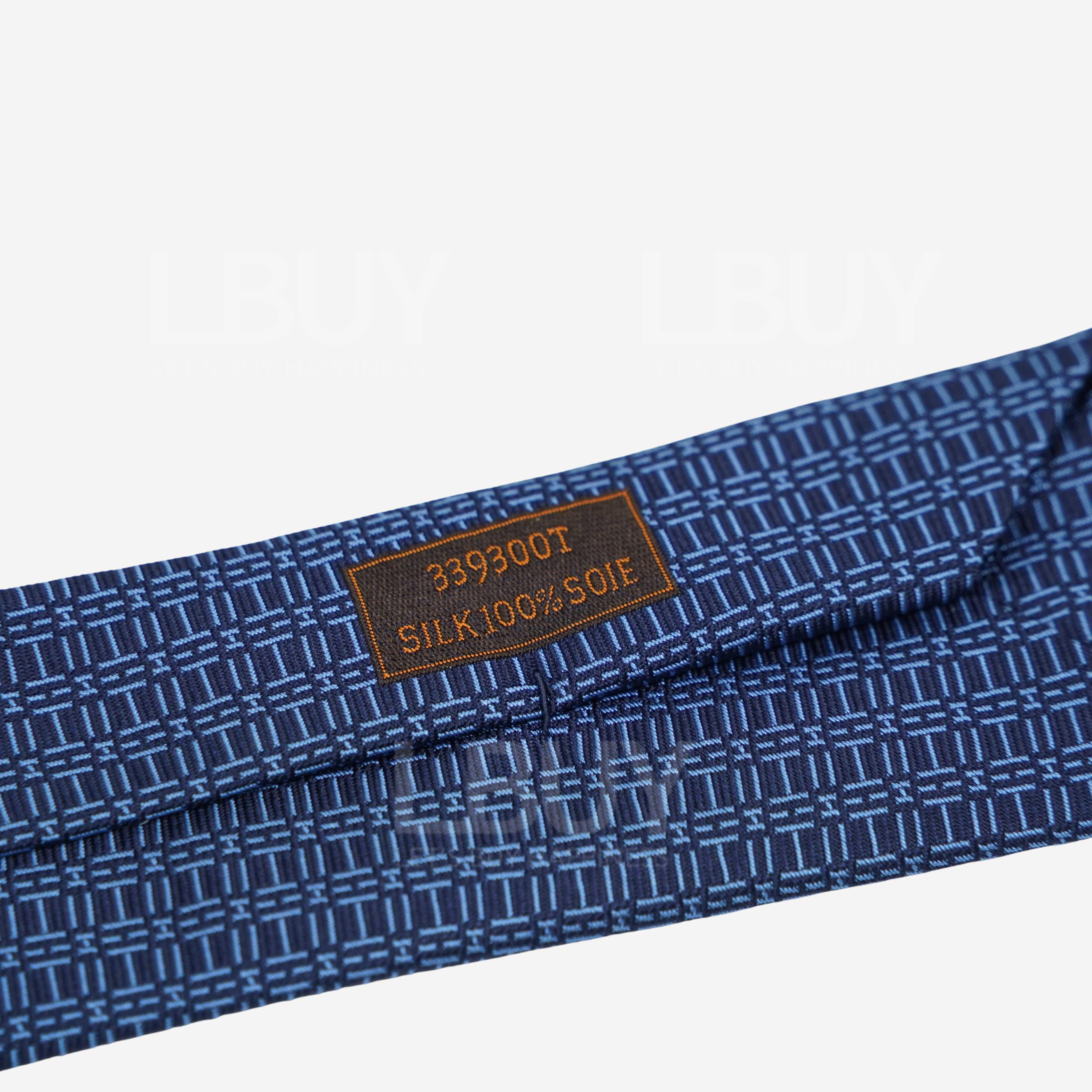 t*o様 24時間値下げ！HERMES　Mieux d'Artistes 青と白 楽天市場】エルメス HERMES ネクタイ シルクツイルタイ 7 cm 《H