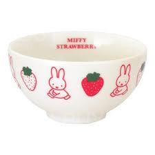 Miffy strawberry 陶瓷饭碗