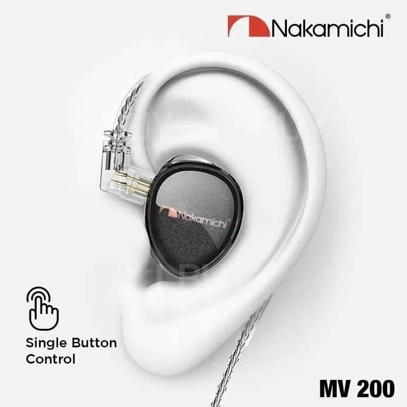Nakamichi MV200 Hybrid Dual Driver In-Ear Monitor Headphones
