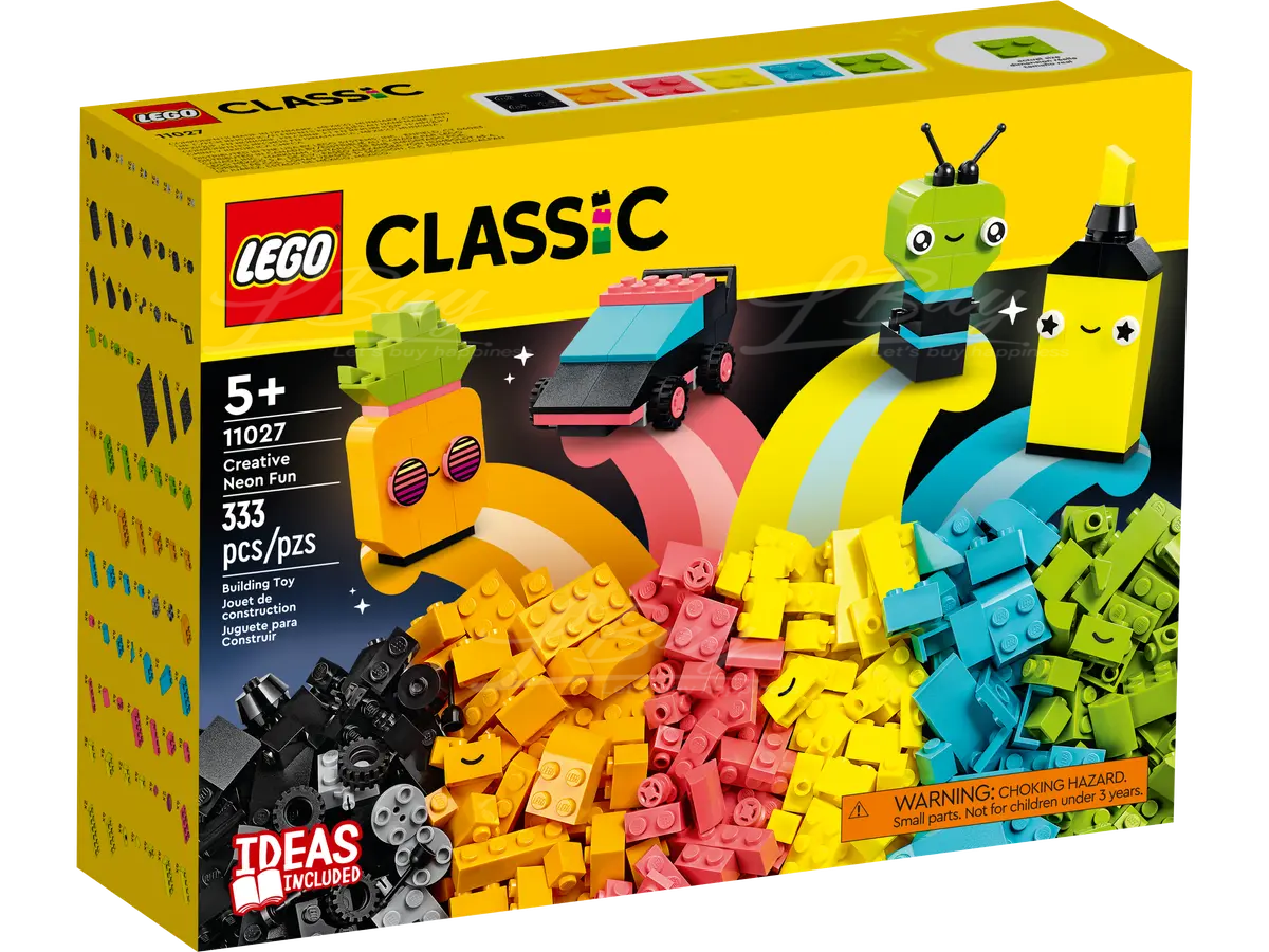 LEGO 11027 Classic 創意顆粒 - 螢光系列 5+