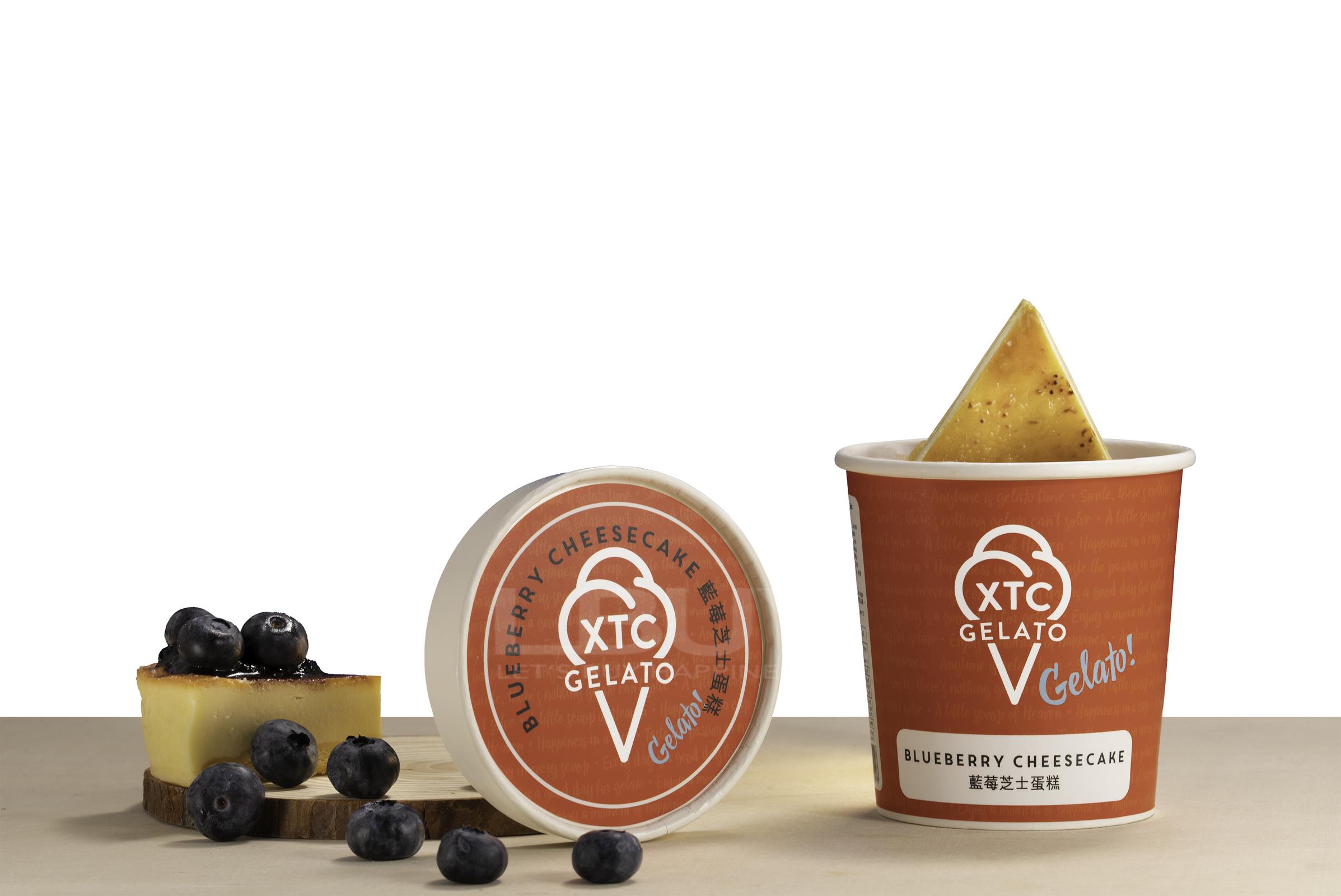 XTC Gelato Blueberry Chesecake 473ml