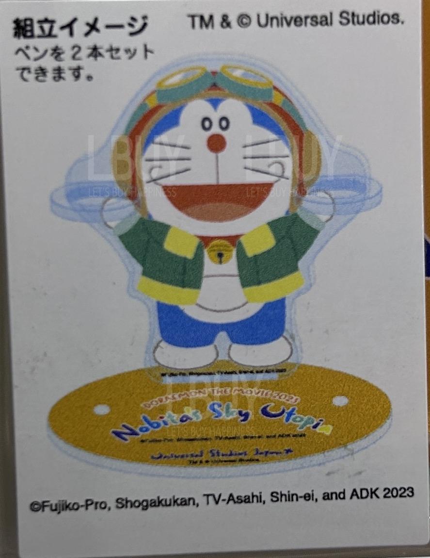 日本大阪環球影城直送 多啦A夢大電影空之理想鄉 亞加力膠角色立牌