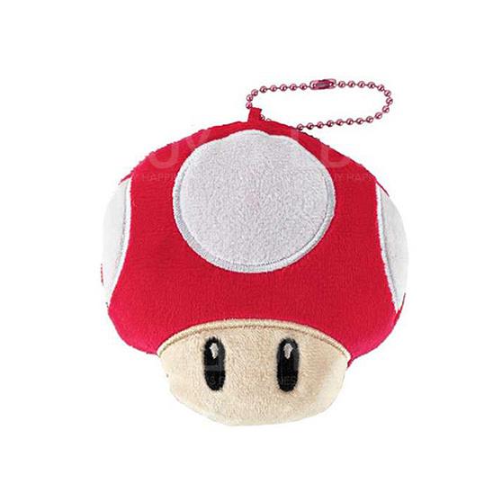 Super Mario系列加速蘑菰毛公仔吊饰散纸包