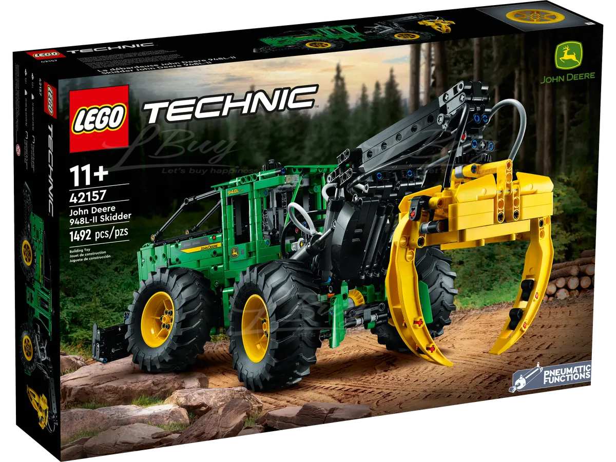 LEGO 42157 Technic John Deere 948L-II Skidder 11+
