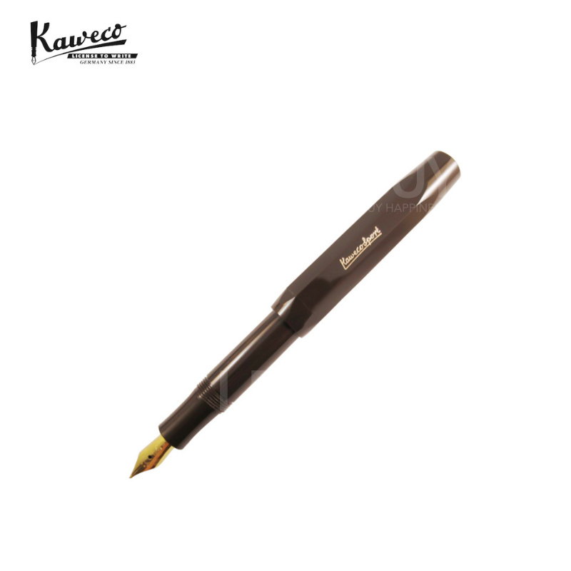 Kaweco CLASSIC SPORT Fountain Pen Chocolate Brown F with tin box with 0.7mm nib