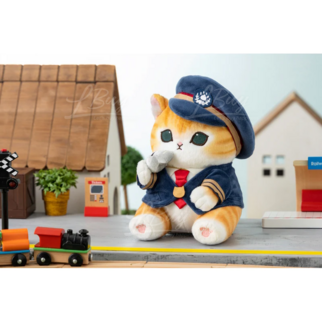 Mofusand 東京站長 Nyan 毛公仔 S