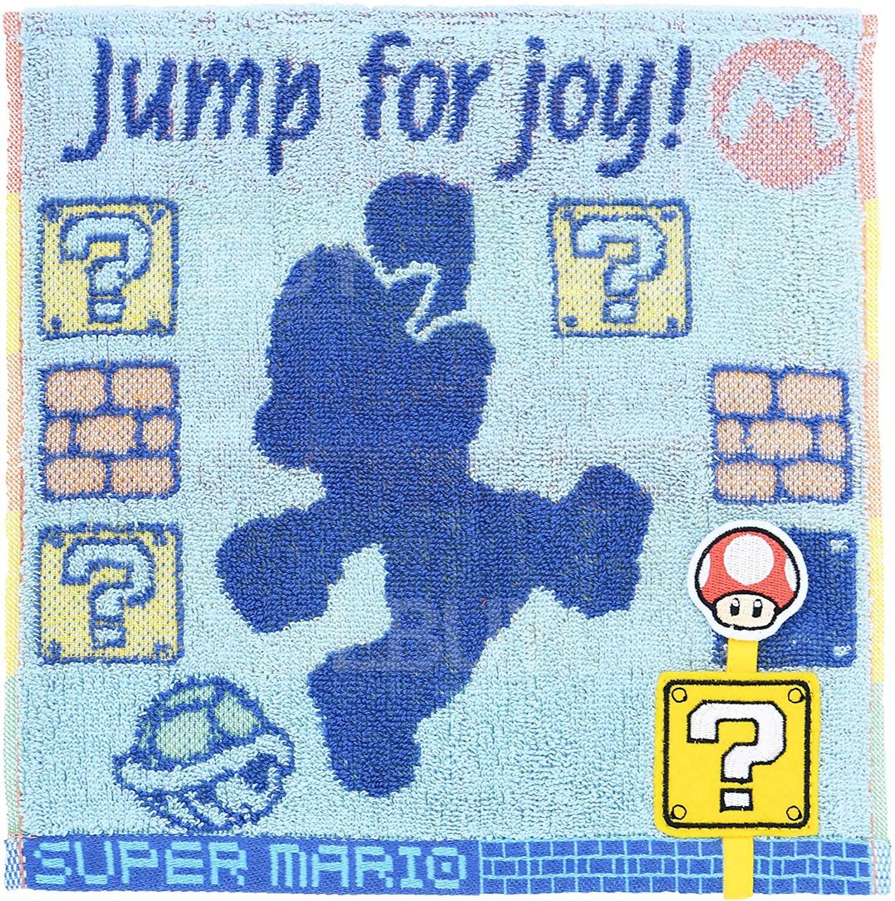 Mario瑪利歐方巾毛巾 25x25cm