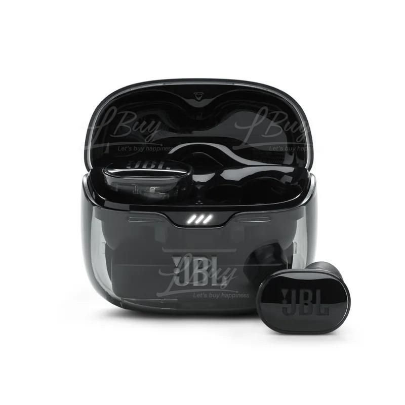 JBL Tune Beam Wireless In-Ear Headphones Ghost Edition Black