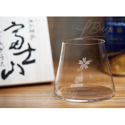 富士山宝永櫻花啤 酒玻璃杯 (透明)
