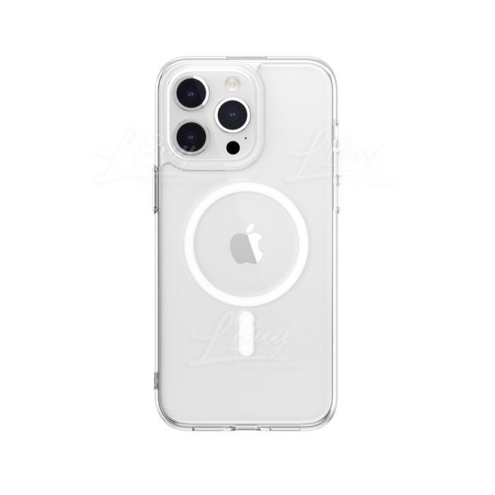 SwitchEasy iPhone 15 Pro Max Crush M 晶亮透明防摔手機殼（兼容 MagSafe）