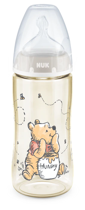 NUK Winnie the Pooh PPSU TC 300ml Bottle with Silicone Teat S1M Assortment